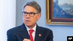 Secretario de Energía de Estados Unidos, Rick Perry. AP.