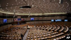 Session plénière au Parlement européen à Bruxelles, le 24 janvier. 21, 2019.