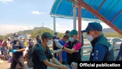 ထိုင်းအကျဉ်းကျ လွတ်ရက်စေ့ မြန်မာရွှေ့ပြောင်းလုပ်သား ၁၁၀ မြန်မာနိုင်ငံကိုလွှဲပြောင်း