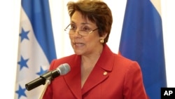 La canciller de Honduras, Mireya Agüero de Corrales, se reunirá con congresistas y funcionarios del gobierno estadounidense.