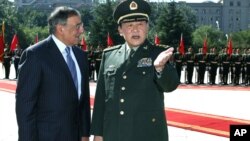 Amerika Mudofaa vaziri Leon Panetta, Xitoy Mudofaa vaziri Lian Guanli