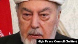 افغانستان کی اعلیٰ امن کونسل کے سربراہ پیر سید احمد گیلانی