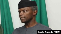 Mataimakin Shhugaban Najeriya Farfesa Yemi Osinbajo