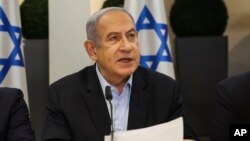 Perdana Menteri Israel Benjamin Netanyahu 