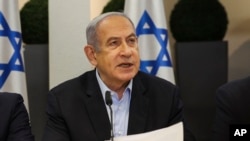 အစ္စရေးဝန်ကြီးချုပ် Netanyahu