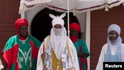 L'émir de Kano, Muhammadu Sanusi II, au palais de Kano, Nigeria, le 18 juillet 2014.