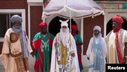 L'émir de Kano, Muhammadu Sanusi II, au palais de Kano au Nigeria, le 18 juillet 2014.