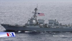 Tàu Trung Quốc cảnh cáo tàu chiến Mỹ