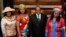 South African President Jacob Zuma poses for photographs with three of his wives in Cape Town, June 3, 2009.
