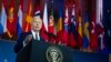 President Joe Biden delivers remarks on the 75th anniversary of NATO at the Andrew W. Mellon Auditorium, July 9, 2024, in Washington. 