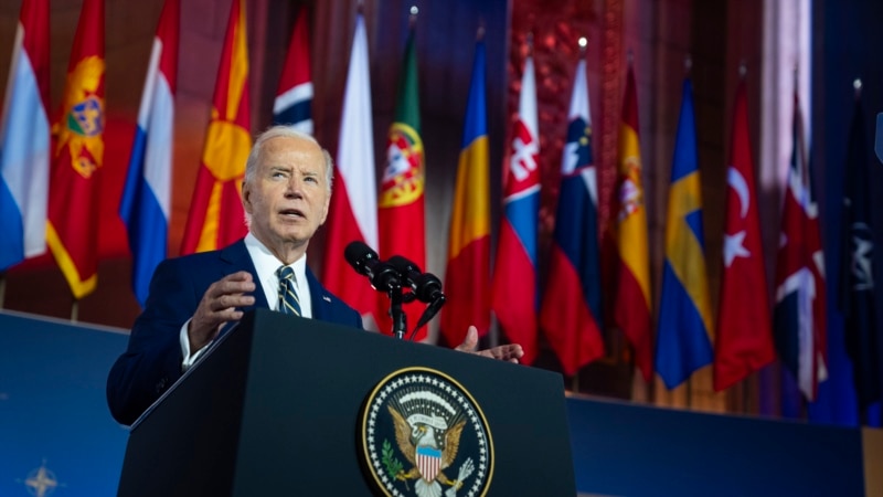 Biden launches NATO summit with sober warning and appeal for peace through strength