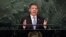 El presidente de Colombia, Juan Manuel Santos, prometió a la Asamblea General de la ONU regresar el próximo año como presidente de un país "en paz y reconciliado".