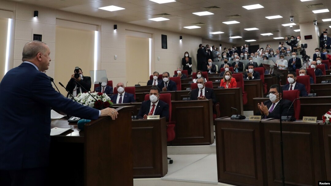 ئەردۆغان لە باکوری قوبروس