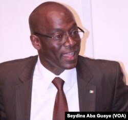 Thierno Alassane Sall, à Dakar, Sénégal, le 12 avril 2017. (VOA/Seydina Aba Gueye)