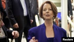 Australia's Prime Minister Julia Gillard in New York, September 24, 2012. 