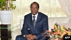 L'ancien président burkinabè Blaise Compaoré, exilé en Côte d'Ivoire à Abidjan le 10 octobre 2016.