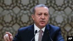 Turkish President Recep Tayyip Erdogan