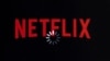 Logo của Netflix trên một thiết bị di động.