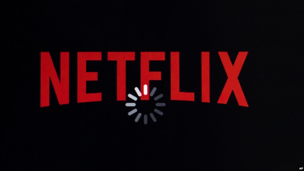 Logo của Netflix trên một thiết bị di động.