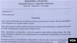 Platforma e qeverisë së Kosovës për bisedimet me Serbinë