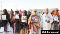 په ۲۰۱۳م کال کې د ورکو بلوڅانو په ملاتړ اوږد لاریون.
