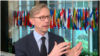 U.S. Special Representative for Iran Brian Hook speaks to VOA Persian at the State Department in Washington, May 9, 2019.