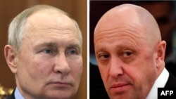 VaVladimir Putin (L)naVaYevgeny Prigozhin