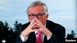 Jean-Claude Juncker, président de la Commission européenne, sommet du G-7, La Malbaie, Québec, Canada, le 9 juin 2018.