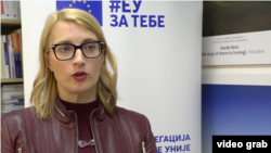 Zamenica ambasadora Delegacije EU u Srbiji, Mateja Norčič Štamcar, Foto: video grab