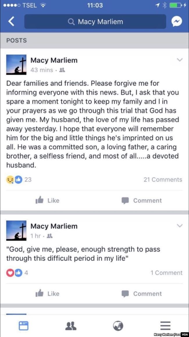Macy Marliem.