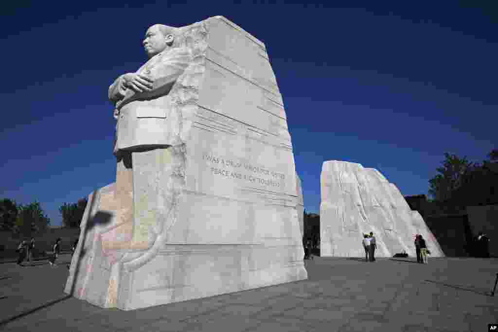 The Martin Luther King Jr. Memorial in Washington, August 22, 2011.