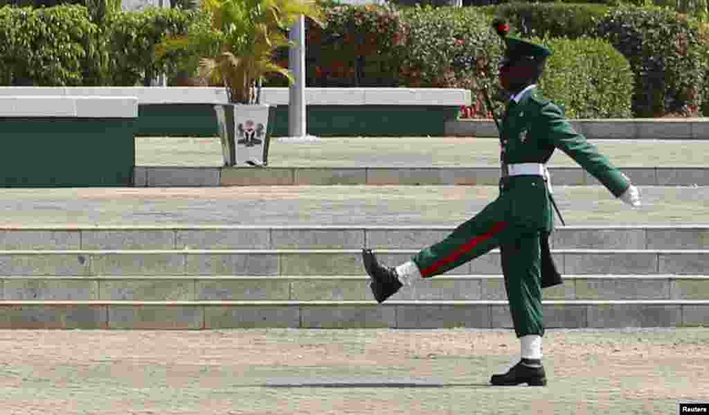 Soja na maci a dandalin Eagle Square dake Abuja 