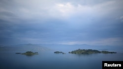 FILE - Lake Kivu is seen in the Democratic Republic of Congo, Nov. 25, 2016.