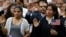 FILE - Immigrants take the citizenship oath during naturalization ceremonies at a U.S. Citizenship and Immigration Services ceremony in Los Angeles, California, Sept. 20, 2017. In the 2019 fiscal year, the U.S. will limit refugee admissions to 30,000.