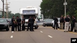 Policija u Memfisu na mestu zločina (arhivski snimak iz septembra 2011.)