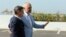 Albanian Prime Minister Edi Rama , right, welcomes Bosnia and Hercegovina's counterpart Denis Zvizdic during an an informal meeting of Western Balkans countries in the Albanian port city of Durres, 33 kilometers (20 miles) west of the Tirana.