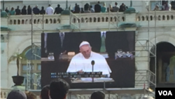 Papa Francisco en su discurso en el Congreso de EE.UU.