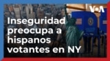 Voto hispano: Seguridad y migración, las prioridades de votantes en Nueva York