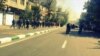 A user generated photo appears to show riot police following protesters down Saadi Street in Tehran. Via Saeed Valadbaygi, via TwitPic