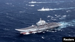 Hàng không mẫu hạm Liêu Ninh của Trung Quốc.