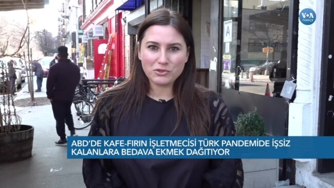 ABD'de Kafe-Fırın İşletmecisi Türk Bedava Ekmek Dağıtıyor