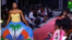 Dress featuring colors of Haiti's flag by Haitian fashion designer Immacula Pericles. (Photo: Matiado Vilme for VOA)