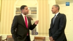 Obama se reúne con su imitador