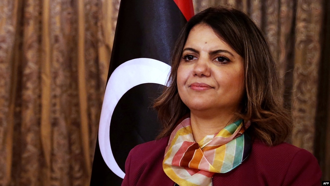 نەجلاء ئەلمەنقوش، وەزیری دەرەوەی لیبیا