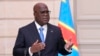 (Archives) Le président de la RDC, Félix Tshisekedi, s'exprime lors d'une conférence de presse à l'issue de son déjeuner de travail avec le président français à l'Elysée à Paris, le 30 avril 2024.