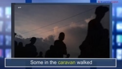 Caravan ແມ່ນຄໍານາມ, ມີຄວາມໝາຍວ່າ ການເດີນທາງຂອງກຸ່ມຄົນ ຫຼື ຍານພາຫະນະ ຜ່ານເສັ້ນທາງທີ່ຍາວນານ ແລະກວ້າງໄກ