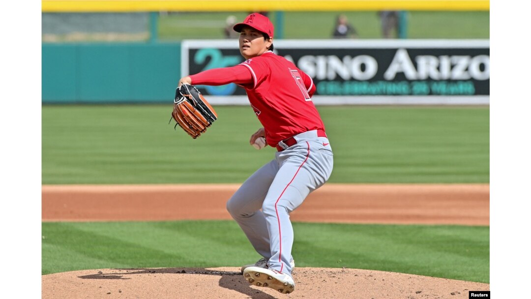 Shohei Ohtani has final workout in Arizona