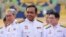 រូប​ឯកសារ៖ លោក​នាយករដ្ឋមន្ត្រី​ថៃ Prayuth Chan-ocha ដឹកនាំ​គណៈរដ្ឋមន្ត្រី​ទាំង​៣៦នាក់​ស្បថ​ចូល​កាន់​តំណែង​នៅ​ក្នុង​ក្រុង​បាងកក កាលពី​ថ្ងៃទី១៦ ខែកក្កដា ឆ្នាំ២០១៩។