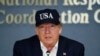 President Donald Trump speaks at the Federal Emergency Management Agency (FEMA), Sunday, Sept. 1, 2019, in Washington. 