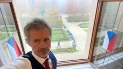 FILE - Milos Vystrcil, Czech Senate president, in a photo taken from his office Oct. 28th, 2021. (Milos Vystrcil Twitter account)